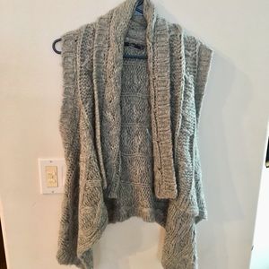 Grey sweater vest by Silver